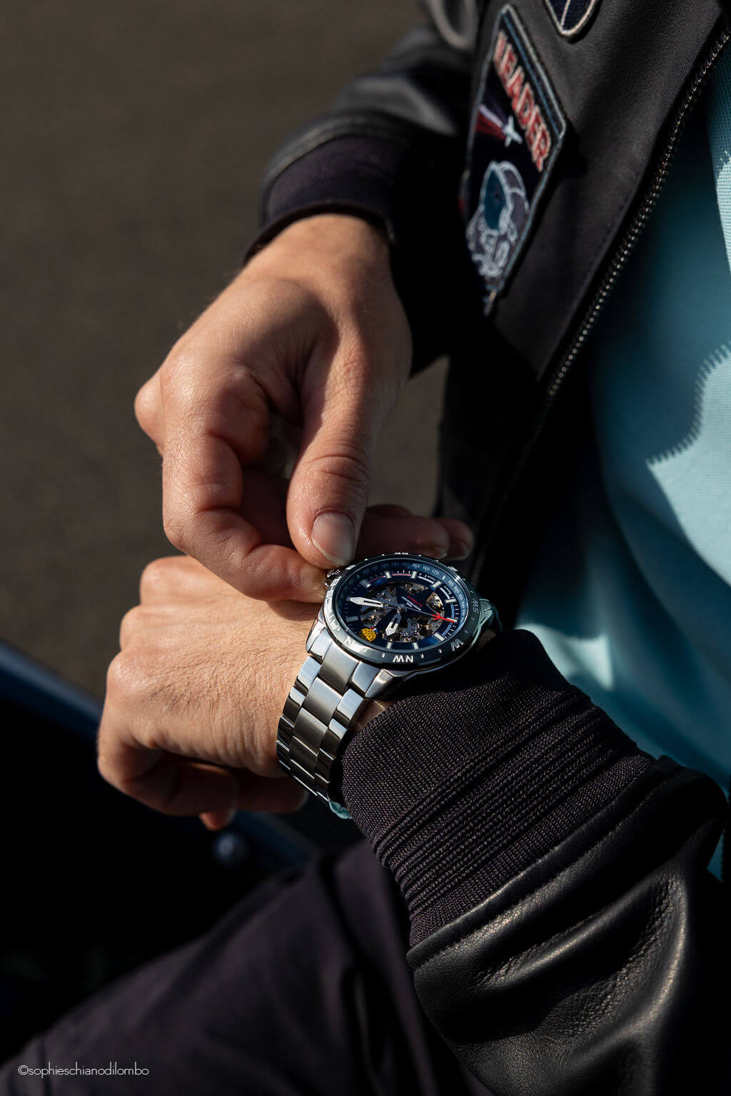 Montre Automatique Patrouille de France 668110 bleue
