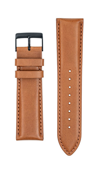 Bracelet Cuir Marron Clair 22mm