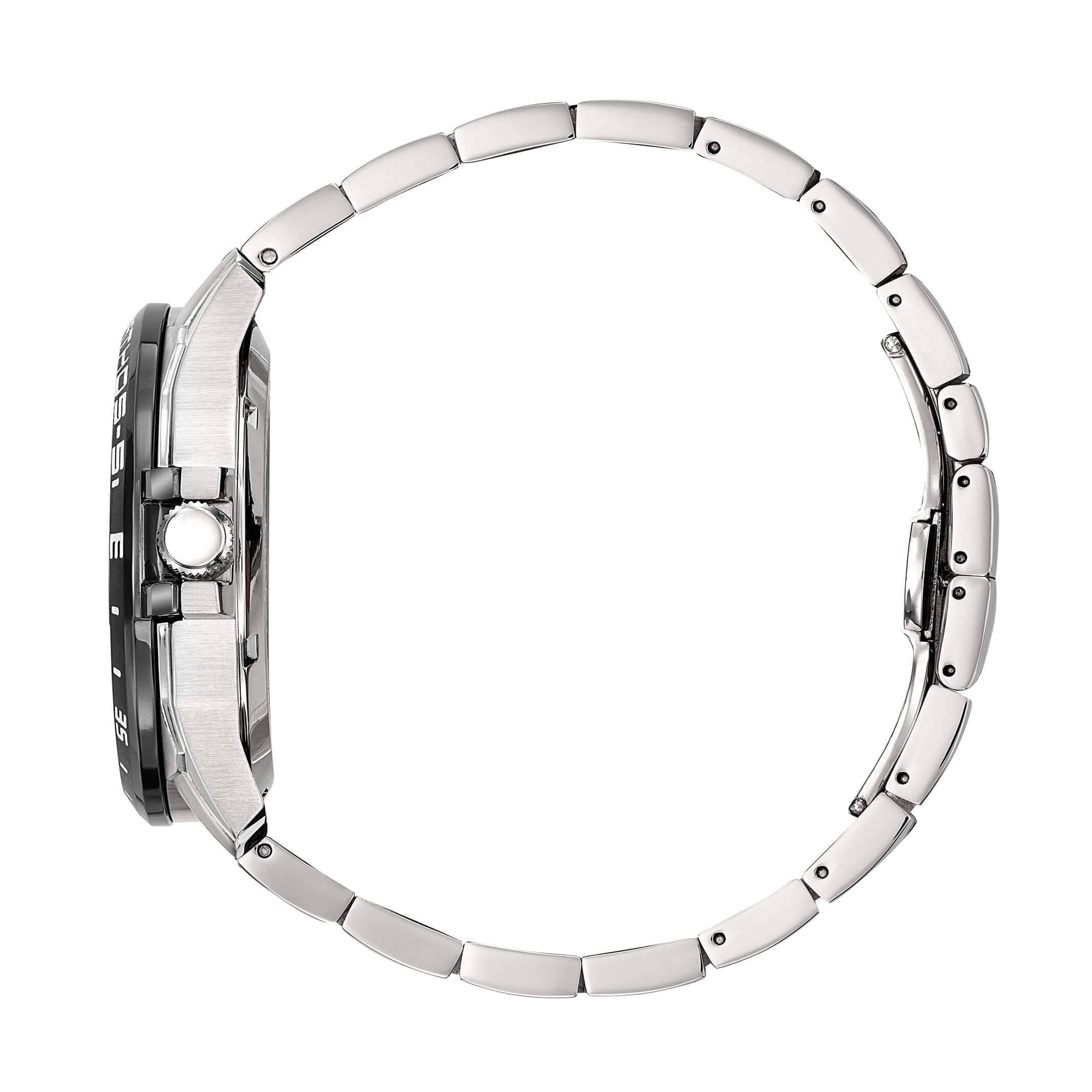 Profil Montre Aviateur Patrouille de France Automatique Acier Cadran Noir Athos5 A5-100PR-668117