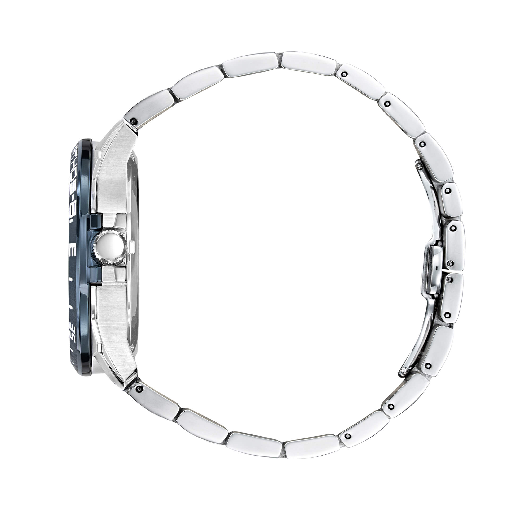 Profil Montre Aviateur Patrouille de France Automatique Acier Cadran Bleu Athos8 A8-100ED-668110
