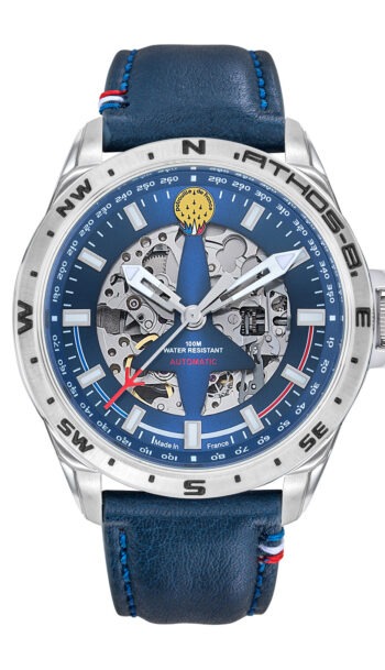 Montre Automatique Cuir Bleu A8-100ED-668131