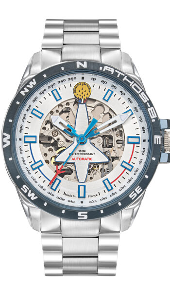 Montre Automatique Acier Cadran Gris Métal A8-100ED-668111