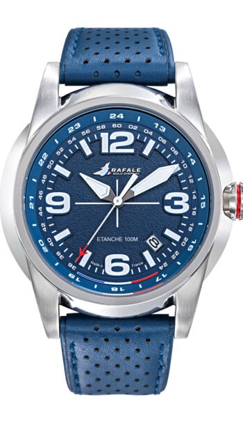Montre Rafale Solo Display RSD Cadran et Cuir Bleu 666020