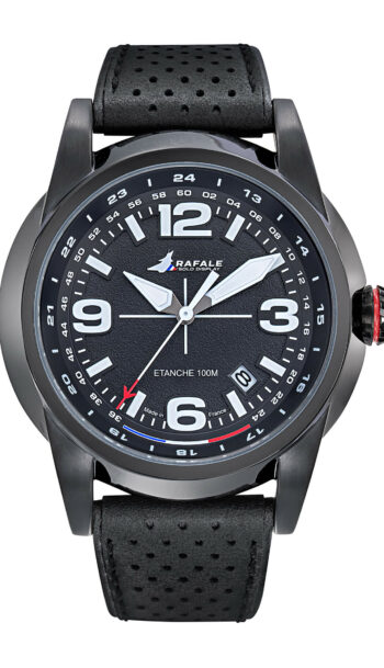 Montre Rafale Solo Display RSD Cadran et Cuir Noir 666022