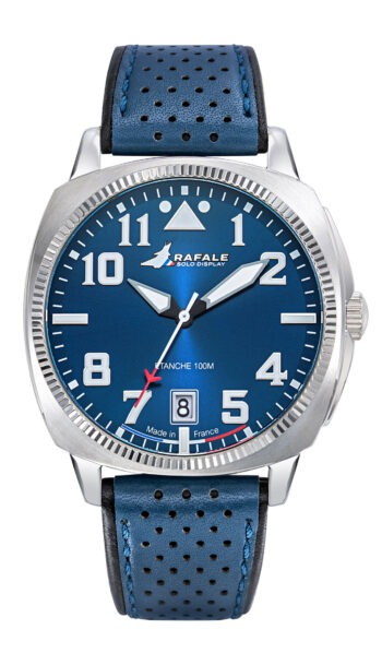 Montre Rafale Solo Display COACH Cuir Bleu 666029