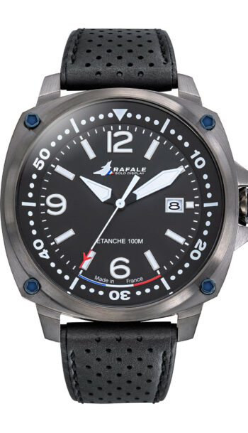 Montre Rafale Solo Display PILOTE Cuir Noir 666035
