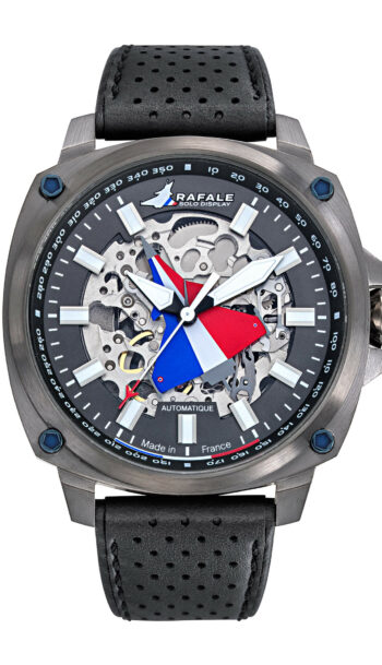 Montre Rafale Solo Display PILOTE Automatique Cuir Noir 666037