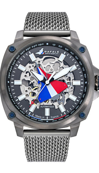 Montre Rafale Solo Display PILOTE Automatique Acier Gun 666038