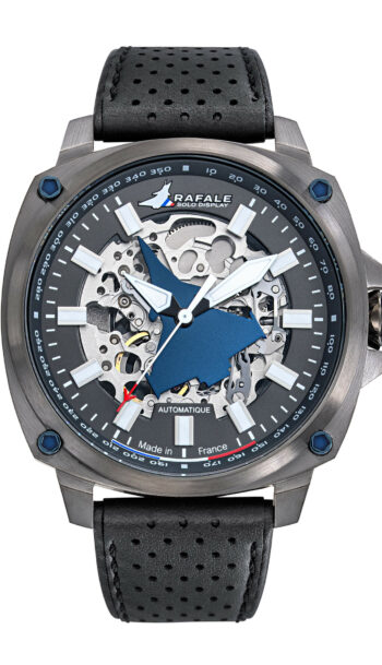 Montre Rafale Solo Display PILOTE Automatique Cuir Noir 666039