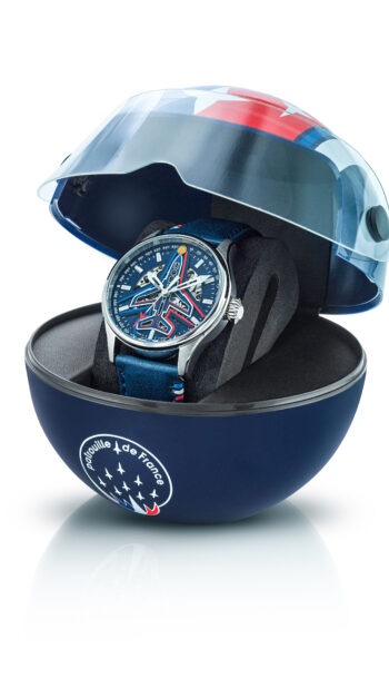 Coffret ATHOS-668910 Automatique Cuir Bleu