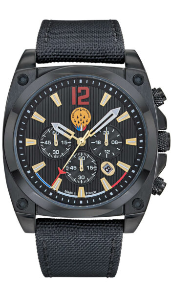 Montre Chrono TARMAC 701 Noir Index Dorés 668521